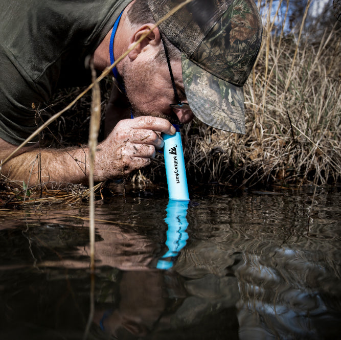 Personal Water Filter Straw for Camping, Hiking and Travel