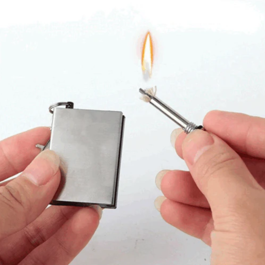 Emergency Fire starter Kit Flint Match Lighter